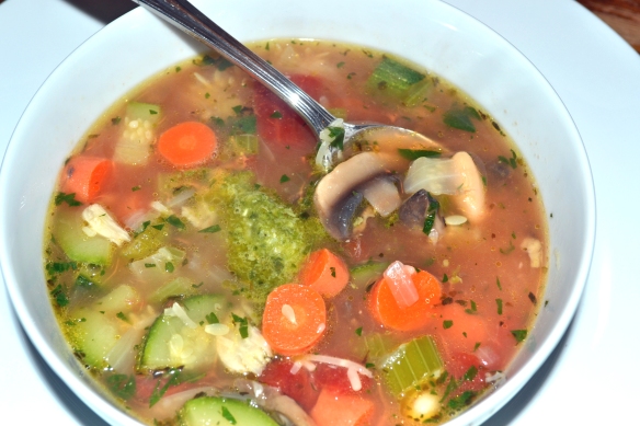 Italian Vegetable Soup Bowl